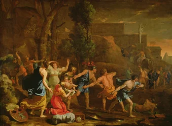Die Rettung des Säuglings Pyrrhus, 1634
